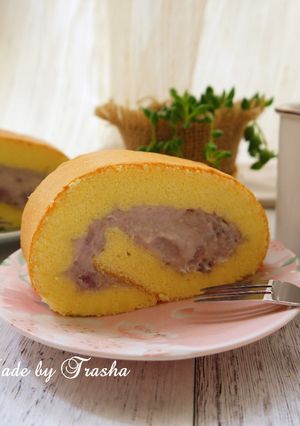 芋香蛋糕卷 的食譜成品照片