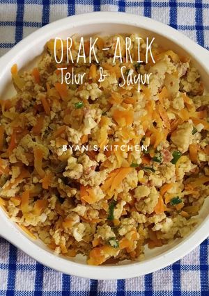 Foto resep Orak-arik Telur dan Sayur