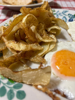 Una foto de Cáscaras de papas fritas