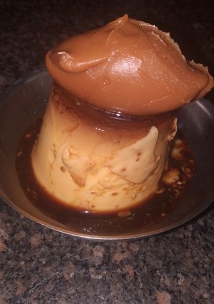 Una foto de Flan casero