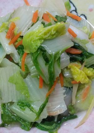 薑絲白菜 的食譜成品照片