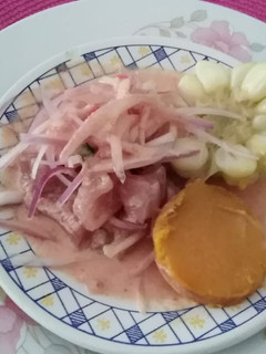 Una foto de Ceviche de pescado