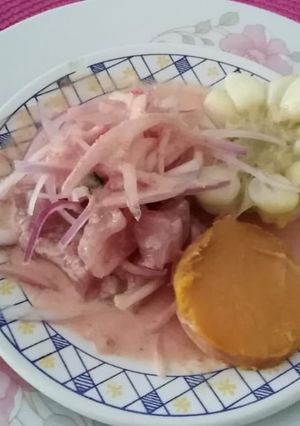 Una foto de Ceviche de pescado