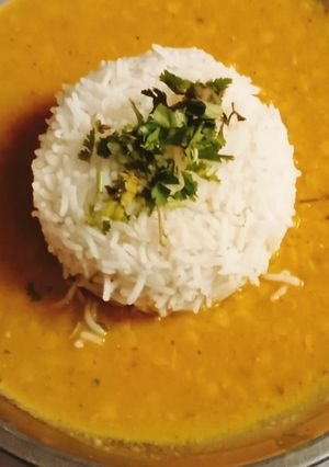 तुवर दाल और चावल रेसिपी मुख्य फोटो