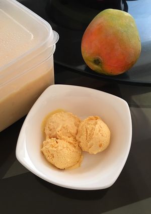Foto resep Es krim mangga