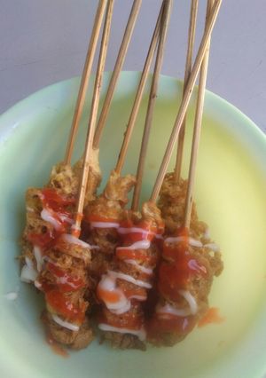 Foto resep Sate telur gulung