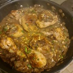 A picture of Moroccan chicken.