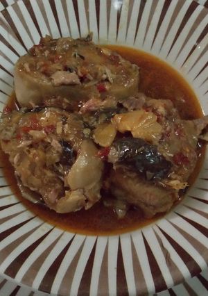 A picture of Cat fish pepper soup.