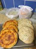 Pizzetas individuales c humo líquido y harina pureza pizza 🍕