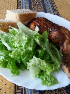 Una foto de Traseros de pollo al horno