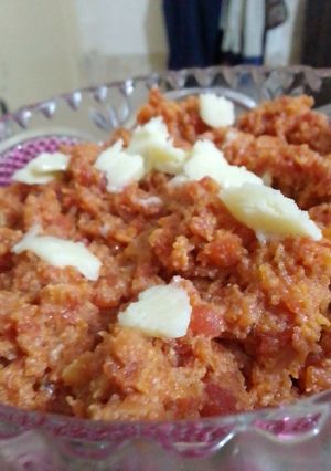 A picture of Gajar ka halwa 🥕🥕🥕.