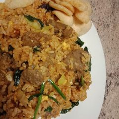 A picture of Spicy Fried Rice with Chili.