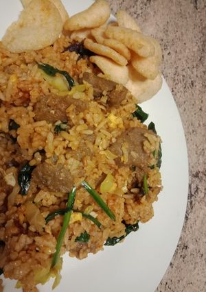 A picture of Spicy Fried Rice with Chili.