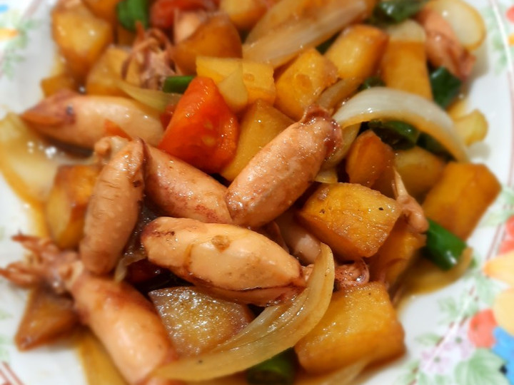 Resep Tumis cumi asin kecap Wajib Dicoba