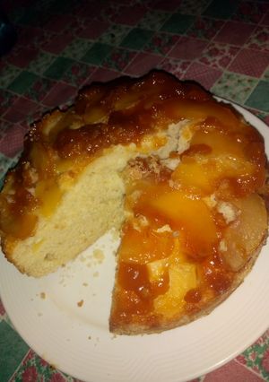 Una foto de Torta de manzana invertida🎉
