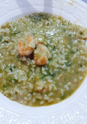 Foto di Risotto asparagi e gamberetti