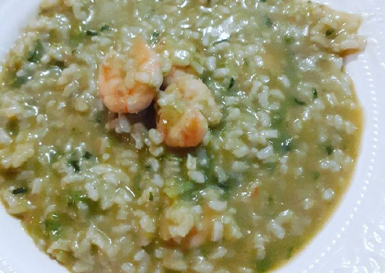 Risotto asparagi e gamberetti