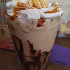 A picture of Caramel cold coffee.