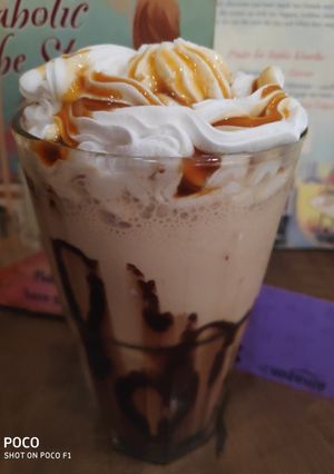 A picture of Caramel cold coffee.