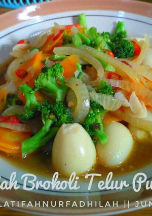Foto resep Cah Brokoli Telur Puyuh