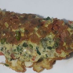 A picture of Spinach cheese omelet.