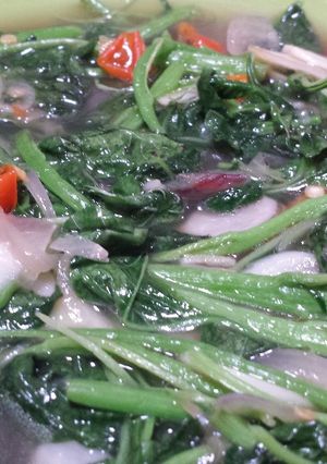 Foto resep Bayam pedas