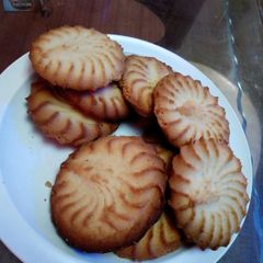 A picture of Coconut vanilla cookies. #4WeeksChallenge #Authormarathon.