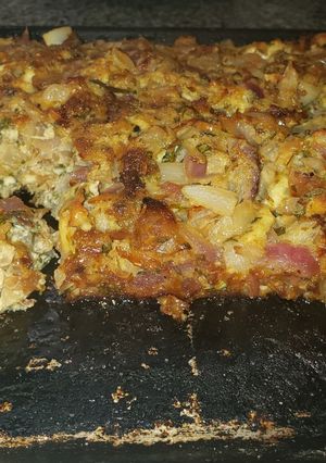 Una foto de Tarta de cebolla / torta de cebolla
