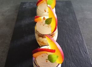 Une photo de Verrines fraîcheur aux nectarines