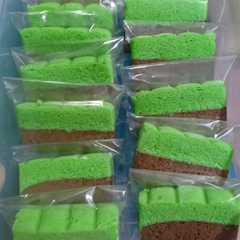 รูปของ Brownies kukus coklat pandan