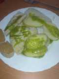 Sancocho canario con mojo verde y pella de gofio