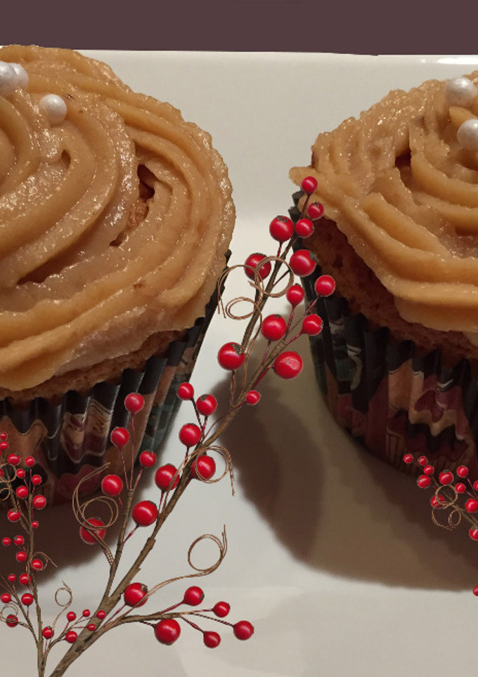 Una foto de Cupcakes de turrón