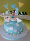 Torta de mickey bebé de 1 año