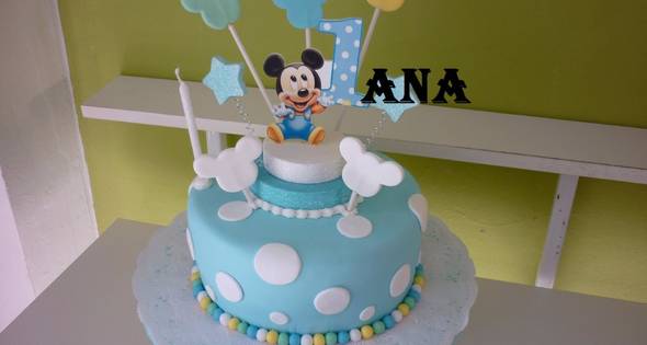 Como Hacer Torta De Mickey Bebe De 1 Ano Cocinar En Casa