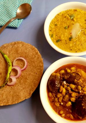 A picture of Brinjal pavta Sabji.