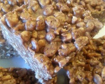 Unique Cuisine Chocolate Peanut Butter Crunch Bars Delicious Nutritious