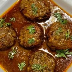 A picture of Lauki kofta curry (bottle gourd).