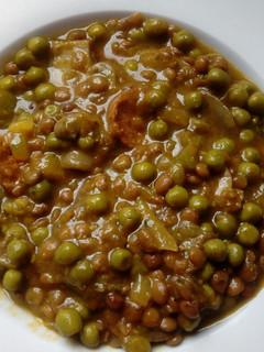 Una foto de Lentejas con verduras y chorizo