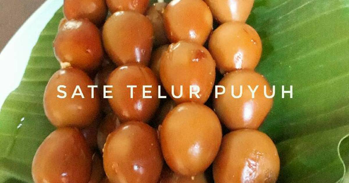 Resep Sate Telur Puyuh Oleh Yunittadm Cookpad