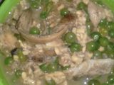 Sayur leunca,tempe + ikan asin