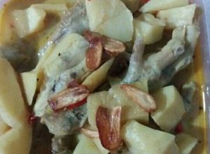 Foto resep Umbut Sawit Santan Ceker