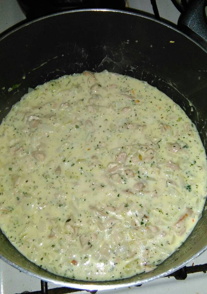 Una foto de Salsa blanca de pollo