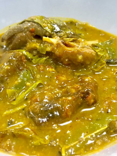 A picture of Oha soup.
