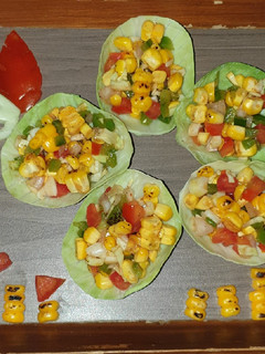 A picture of Smokie salad.