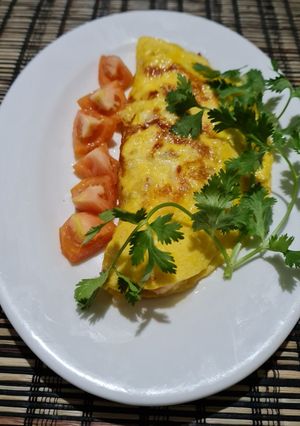 Foto resep Smoked Beef 🥓 & Sausage Omelette