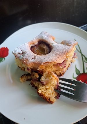 O poză a rețetei Prăjitură cu prune.