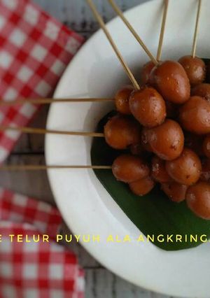 Foto resep 🍢 sate telur puyuh ala angkringan🍢 (pr_sate)