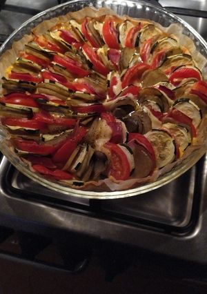 Une photo de Tian de légumes