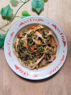 Foto resep Tumis Kangkung Jamur Tiram