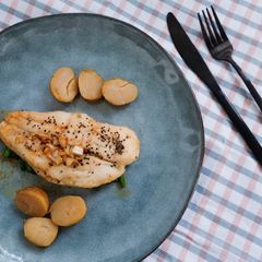A picture of Garlic Butter Sea Bass Fillet.